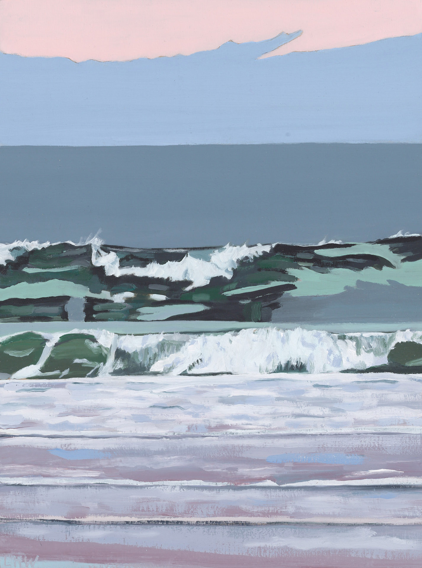 After, 2026, oil on panel, 12 x 9 inches