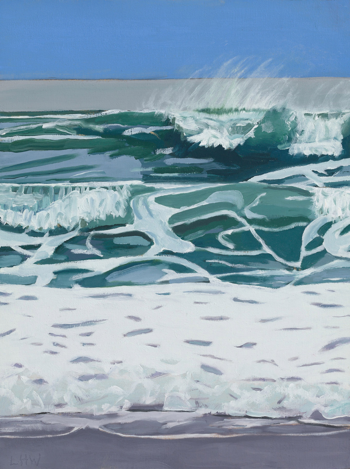 Late January, 2026, oil on panel, 12 x 9 inches