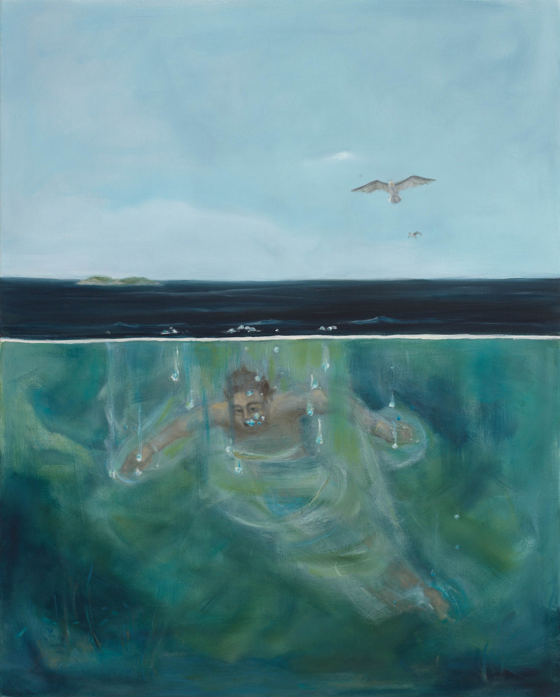 Eyes Open, 2026, oil on canvas, 30 x 24 inches