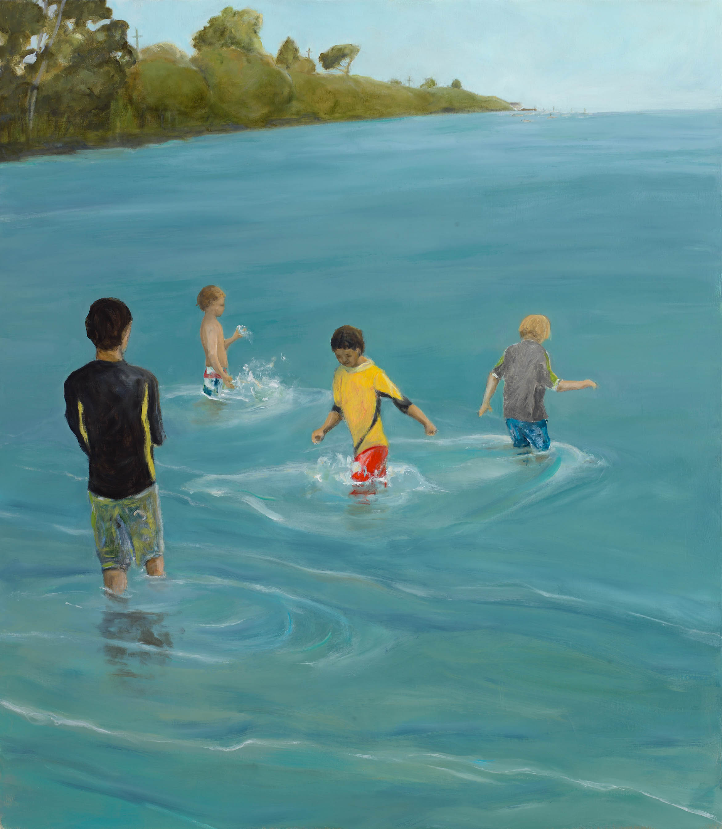 High Tide, 2026, oil on canvas, 40 x 35 inches