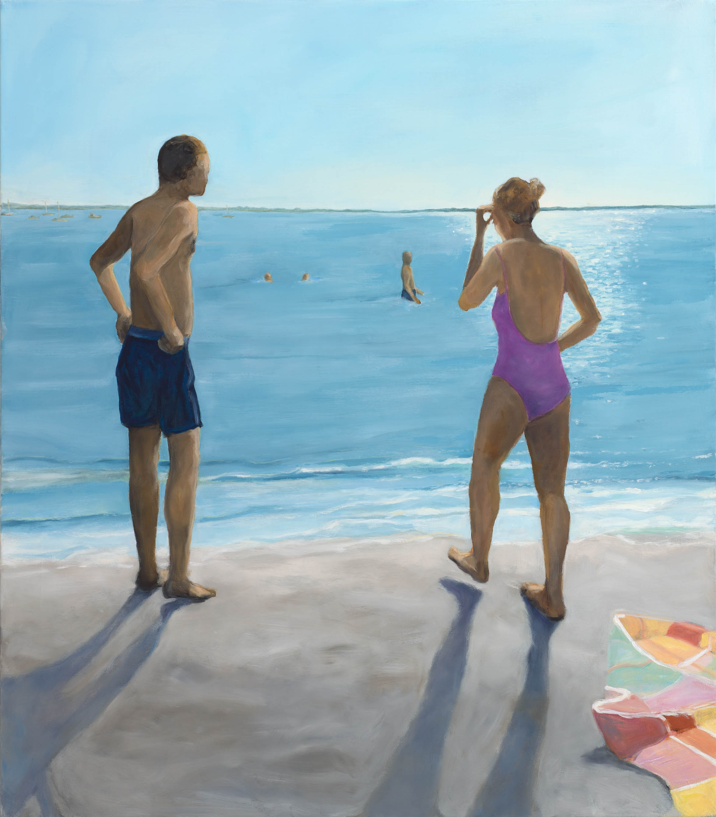 Shall We?, 2026, oil on canvas, 40 x 35 inches