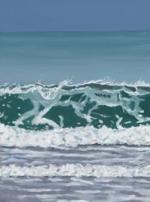 November 23rd, 2026, oil on panel, 12 x 9 inches