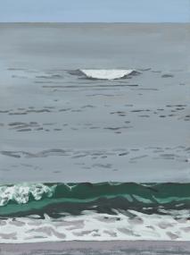Homer’s Wave, 2026, oil on panel, 12 x 9 inches