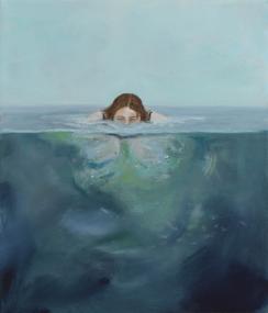 Breathing, 2026, oil on canvas, 14 x 12 inches