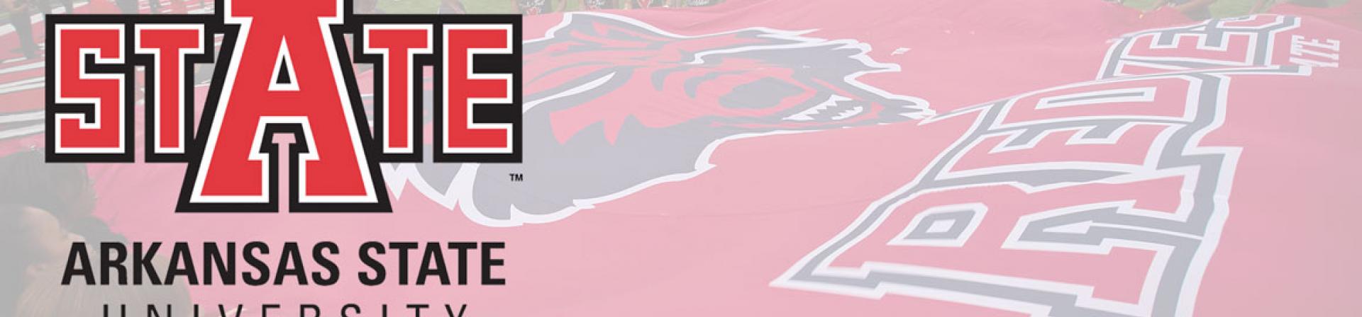 Arkansas State University logo graphic
